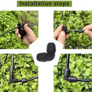 Drip Irrigation Fittings for 1/4 inch Tubing (0.16" ID x 0.28" OD), 20 Pcs Anti-Drop Locked Barbed Reducing Elbows for Drip Line Connectors by GreenHaven Gardens