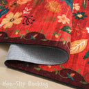 Runner Rug for Hallways Kitchen Rug Non Slip 2'x 6' Washable Runner Rugs with Rubber Backing Soft Floral Carpet Runner for Hallways, Kitchen, Laundry, Bedroom, Bathroom(Red) by CozyNest Decor