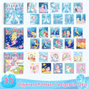 PERRYHOME 3PCS Sticker by Number Paint Books for Girls Ages 4-8, Unicorn Mermaid Frozen Themes Sticker Activity Books, Girls Crafts Party Birthday Christmas Gifts Toys by TinyTreasures Baby Boutique