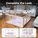 MioTetto Foam Floor Tiles for Kids - Non-Toxic Soft Comfortable Baby Play Mat, Thick Tummy Time Mat, Interlocking Foam Tiles for Development & Crawling, Soft Cushioned Play mat for Babies 6-12 Months by TinyTreasures Baby Boutique
