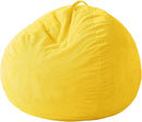 Homguava 3.5FT Bean Bag Chair: Teardrop Bean Bags with Memory Foam Filled, Compact Beanbag Chairs Soft Sofa with Corduroy Cover (Yellow) by TinyTreasures Baby Boutique
