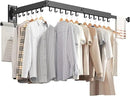 Wall Mounted Clothes Hanger,Clothes Drying Rack,Laundry Drying Rack,Drying Rack Clothing,Laundry Hanger Rack,Retractable Dryer Racks,Collapsible, Aluminum,can be Fold Upward & Left & Right by CozyNest Decor