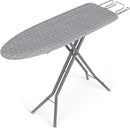 SONGMICS Ironing Board, Foldable Iron Board, Height Adjustable up to 35 Inches, with 4 Layered Cover and Pad, Iron Rest, Hook, Steel X-Legs, for Home, Laundry Room, Dorm, Dove Gray ULLB001G01 by CozyNest Decor
