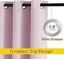 NICETOWN Bedroom Curtains Room Darkening Draperies - Room Darkening Drapes/Panels for Bedroom, Grommet Top 2-Pack, Lavender Pink, 52 x 54 inches Long, Thermal Insulated, Privacy Assured by TinyTreasures Baby Boutique