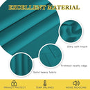 NICETOWN Blackout 78 inch Curtains for Doorway 2 Panels Set, Grommet Thermal Window Treatments Room Darkening Door Curtains for Bedroom/Home Family, Peacock Teal, W52 x L78 by TinyTreasures Baby Boutique