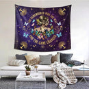 Inspirational Quote Tapestry She Remembered Who She Was And The Game Changed Positive Quotes Wall Decor,Uplifting Encouragement Gifts Inspirational Gift for Women Girls Tapestry for Bedroom 60"x50" by CozyNest Decor