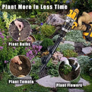 Utoolmart Auger Drill Bit for Planting Set of 3, (1.6x8.7, 1.8x14, 3.1x12) Easy Planter Garden Auger - Bulb & Bedding Plant Augers - Posthole Digger for 3/8” Hex Drive Drill by GreenHaven Gardens
