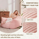 Giant Bean Bag Chairs for Adults Teens, Large Bean Bag Sofa Chairs with Filling Comfy Fuzzy BeanBag Chair with Armrests for Bedroom Living Room Reading by CozyNest Decor