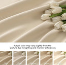 MIULEE Cream Beige Back Tab Light Blocking Curtains 132 Inch Length 2 Panels Set for Living Room Bedroom Privacy, Rod Pocket/Pinch Pleat Thermal Insulated Room Darkening Pleated Blackout Drapes by TinyTreasures Baby Boutique