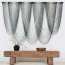 IOWER Large Macrame Wall Hanging Dip-Dyed Macrame Wall Decor Boho Wall Decor Craftsmanship Fiber Art 57" W x 41" L by CozyNest Decor