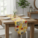 DaDalogy Bedding Sunshine Yellow Floral Vintage Hummingbirds Garden Table Runner (925) by DaDalogy Bedding Collection