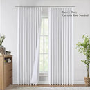 Vision Home White Pinch Pleated Full Blackout Curtains 60 inch Wide Thermal Insulated Window Curtains for Living Room Bedroom Room Darkening Pinch Pleat Drapes with Hooks Back Tab 1 Panel 60" Wx63 L by CozyNest Decor