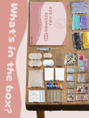 DIY Stress Ball Making Kit - 10 TPR Skins, 13 Fillers, 14 oz Slime, 7 oz Clay, Create ASMR Anxiety Relief Toys, Handmade Squishy Stress Balls, Unique Self-Care Gifts for Women, Crunchy and Relaxing by TinyTreasures Baby Boutique