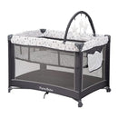 Pamo Babe Portable Playard,Sturdy Play Yard with Padded Mat and Toy bar with Soft Toys by TinyTreasures Baby Boutique