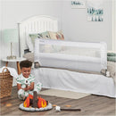 Regalo Swing Down 54-Inch Extra Long Bed Rail Guard, with Reinforced Anchor Safety System by TinyTreasures Baby Boutique