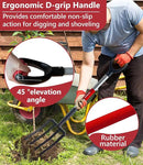 Digging Spading Fork Forged Steel with D Grip Handle 41” Premium 4-Tine Spading Digging Fork Sturdy Metal D-Grip Multi-Purpose Virtually Unbreakable Gardening Tool by GreenHaven Gardens