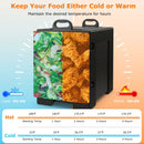 81 QT Hot Box Food Warmer with 5 Full-Size Pans and Handles Double Buckles by LJGDeals