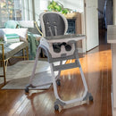 Ingenuity SmartClean Trio Elite 3-in-1 Convertible Baby High Chair, Toddler Chair, and Dining Booster Seat, For Ages 6 Months and Up, Unisex - Slate by TinyTreasures Baby Boutique