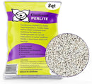 Premium Gardenera Organic Perlite - Medium/Fine Grade Horticultural Soil Amendment for Indoor & Outdoor Container Plants for Drainage Management and Enhanced Growth - 8 Quart Bag by GreenHaven Gardens