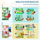 BARMACO Baby Soft Touch and Feel Crinkle Cloth Books for Infants & Toddlers, Learning Toys, Early Development Interactive Sensory Toys, Ocean Animal Tails, Gifts for Boys & Girls by TinyTreasures Baby Boutique