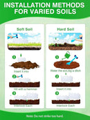 20PCS White Garden Edging Borders, 9.76" H Plastic Fences Edging with Hammmer Shovel Gloves, 13.6Ft Decorative Interlocking Landscape Edging, Flexible Flower Bed Border for Patio by GreenHaven Gardens