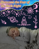 201 Pcs Glow in The Dark Stars Stickers for Ceiling, Toddler Stocking Stuffers Wall Room Decor Gifts, Luminous 3D Glowing Stars Easter Basket Stuffers for Kids Boys Girls by CozyNest Decor