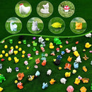 150 Pieces Mini Resin Animals Mini Resin Figures Tiny Resin Animals Model Set for DIY Miniature Garden Decor, Dollhouse Ornament,Succulents Plants Ornaments, Animals Party Favors by GreenHaven Gardens