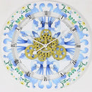 The Gears Clock Wall Clock Italy Collection with Moving Gears (Ravello, 24 inch Round) by CozyNest Decor