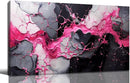 GUGIKA Abstract Wall Art for Living Room, Pink Canvas Wall-Art for Girls Bedroom, Print Paintings, Size 20x40 Inches by CozyNest Decor