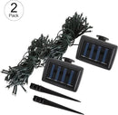 Pure Garden 2-Pack Solar Powered LED String Lights by GreenHaven Gardens