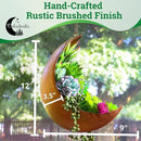 Hanging Moon Planter - Moms Day Gifts for Women - Moon Room Decor - Unique Planters for Succulents,Air Plant, Cactus, Artificial Plants- Plant Lover Gifts - Boho,Hippie, Witchy, Birthdays Gifts by GreenHaven Gardens