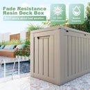 DRATO 80 Gallon Large Deck Box, Outdoor Storage Box for Patio Furniture, Patio Cushions, Gardening Tools, Pool Supplies 480lbs Weight Capacity,Waterproof Resin Storage Boxes by CozyNest Decor