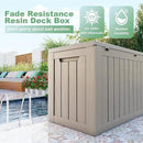 DRATO 80 Gallon Large Deck Box, Outdoor Storage Box for Patio Furniture, Patio Cushions, Gardening Tools, Pool Supplies 480lbs Weight Capacity,Waterproof Resin Storage Boxes by GreenHaven Gardens