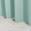 NICETOWN Aqua Blue Room Darkening Curtain Panels - Window Treatment Thermal Insulated Grommet Room Darkening Curtains/Drapes for Bedroom (2 Panels, 52 by 54, Aqua) by TinyTreasures Baby Boutique