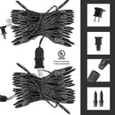 TW SHINE Purple Halloween Lights, 2 Pack 20FT 100 Count Incandescent Halloween Mini String Lights, Waterproof Halloween Decorations for Outdoor Indoor Patio Home Party Garden Yard Decor by GreenHaven Gardens