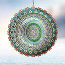Wind Spinner Rich Love Mandala Wind Spinner Outdoor Hanging Wind Sculptures Kinetic 3D Metal Wind Catcher Yard Art Decoration Garden Decor Gifts for Women/Men/Mother/Father/Daughter/Grandma by GreenHaven Gardens