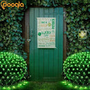 Pooqla 14.8x4.9 Ft Net Lights, 300 LED Christmas Outdoor Green Lights With 8 Modes, Connectable Waterproof Mesh String Fairy for Bushes Tree Garden Halloween Decor by GreenHaven Gardens