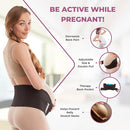 Gabrialla Made in USA Pregnancy Belly Band, Soft & Breathable Maternity Belly Band – Pregnancy Belt for Back, Pelvic & Waist by TinyTreasures Baby Boutique