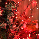 Brizled Red Christmas Lights, 33ft 100 LED Christmas String Lights, 5mm Wide Angle Mini Xmas Tree Lights, 120V UL Certified Connectable Xmas Light for Tree Party Wedding Home Indoor Outdoor Decoration by TinyTreasures Baby Boutique