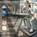 Vibration Plate Fitness Platform Whole Body Exercise Machine with 120 Speed Levels, Lymphatic Drainage, Fat Burning, and Weight Loss, Perfect for Women, Men, and Home Gym Exercise by CozyNest Decor