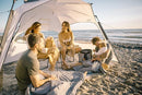 Veer Family Basecamp Recreational Pop-Up Tent | Premium Trail Rated Beach Tent or Camp Shelter for Adults and Kids | Water Resistant UPF50 Protective Coating | Portable with Easy Set Up and Take Down by TinyTreasures Baby Boutique