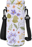 AUPET Water Bottle Bag Carrier,24oz/32oz Insulated Neoprene bottle Sling Holder Case Pouch Cover for 1000ML/750ML Bottles with Shoulder Strap for walking by TinyTreasures Baby Boutique