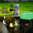 Solar Garden Decor Statues Figurine: Garden Art for Patio Balcony Yard Lawn - Unique Christmas Birthdays Gifts for Mom Grandma Women Wife Sister by GreenHaven Gardens