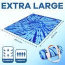 Genovega Waterproof Sandproof Beach Blanket Picnic Outdoor Mat Extra Large Foldable Sand Free Big Giand XL Car Essential Roadtrip Gadget Rv Accessories Gear Must Haves Hiking Items Necessities by TinyTreasures Baby Boutique