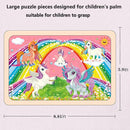 Puzzles for Kids Ages 4-6, 4 Pack Wooden Jigsaw Puzzles 24 Pieces The Castle Puzzle Preschool Educational Learning Toys Set for Boys and Girls by TinyTreasures Baby Boutique