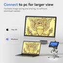 TOMLOV 1000X Coin Microscope with 4.3" Screen, Digital Microscope Magnifier with LED Lights, Metal Stand, PC View, Photo/Video, 32GB SD Card, Windows, macOS Compatible, DM4S by TinyTreasures Baby Boutique
