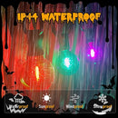 LED Outdoor String Lights 25Ft Orange Purple and Green Halloween Lights Outdoor with 27 Shatterproof LED Globe Bulbs, Connectable Halloween Decorations Lights for Home Patio Garden Christmas Party by TinyTreasures Baby Boutique