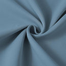 KEQIAOSUOCAI Extra Wide Dusty Blue Pinch Pleated Curtains 100 x 84, Thermal Insulated Noise Cancelling Living Room Drapes 84 inches Long, Patio Sliding Glass Door Window Curtain 2 Panels by TinyTreasures Baby Boutique