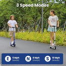 Caroma Electric Scooter for Kids Ages 6-12,150W/180WMotor,10 MPH Max Speed & 7 Miles,Colorful Lights,Adjustable Height & Speed,LED Display,Foldable Kids Electric Scooter 132 Lbs Max Load,Idea Gift by TinyTreasures Baby Boutique