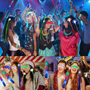 272 PCs Glow Party Supplies, 24 Foam Glow Sticks, 24 LED Glasses and 200 Glow Sticks ＆ Bracelets, 12 Glow sticks headband 12 Fiber Optic Hair Light，Glow Neon Party Favors for Wedding, Concert, Raves by TinyTreasures Baby Boutique